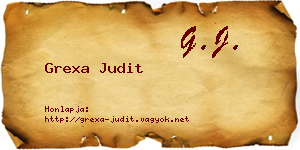 Grexa Judit névjegykártya